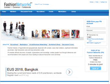 Tablet Screenshot of fashion-networks.com